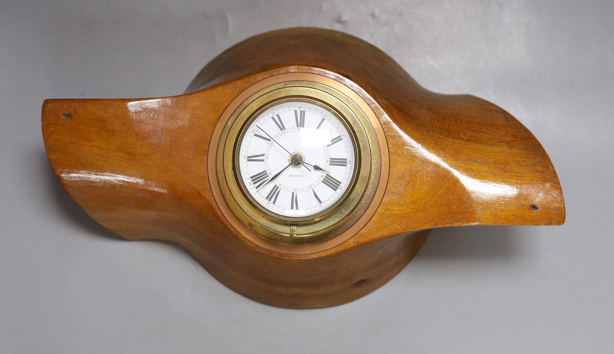 A Sopwith Camel plane propeller timepiece